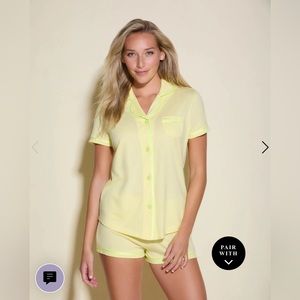 Cosabella Bella Short Sleeve Top & Boxer Pajama Set